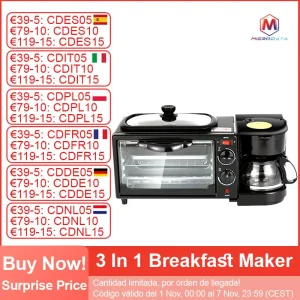 Machine à petit-déjeuner multifonctionnelle 3 en 1