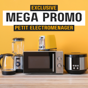 Yellow and Black Home Appliances Mega Sale Instagram Post